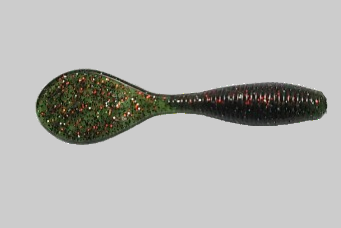 4'' Beaver Tail Grub - Watermelon Madness