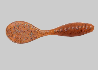 4'' Beaver Tail Grub - River Peach