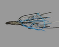 The Fuzzy SnapFin Shad – Midnight Mirage